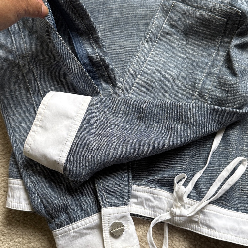 TWP Hoodie light denim top - Picture 5 of 11